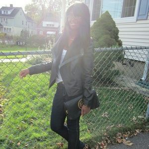 Modern Leather Biker Jacket!